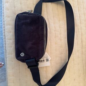 Lululemon Blue velvet bag